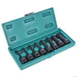 CAJA de DADOS IMPACTO TORX 9 piezas S06A408S