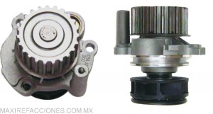 06B121011EBOMBA DE AGUAGOLF / JETTA A4 (MK4) (99-05), CORDOBA / IBIZA (99-02) 1.6 LITROS, AUDI A3 / S3 / A4 / A6 / TT (95-08) 1.8 TURBO 20 VALVULAS, PASSAT MK5 (96-05),06B121011E