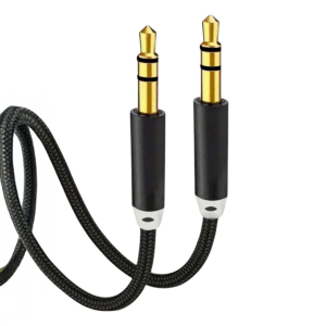 Cable Auxiliar Motomo T9 Plus 2 Metros Negro