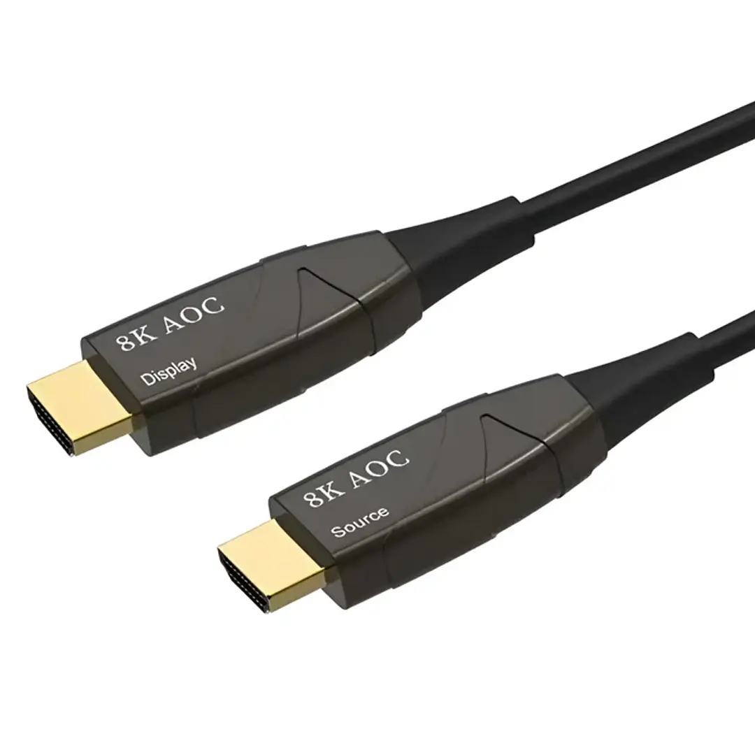 Cable Hdmi a Hdmi Fibra Optica 4K 8k 16k 30 Metros Birlink Negro - Imagen 2