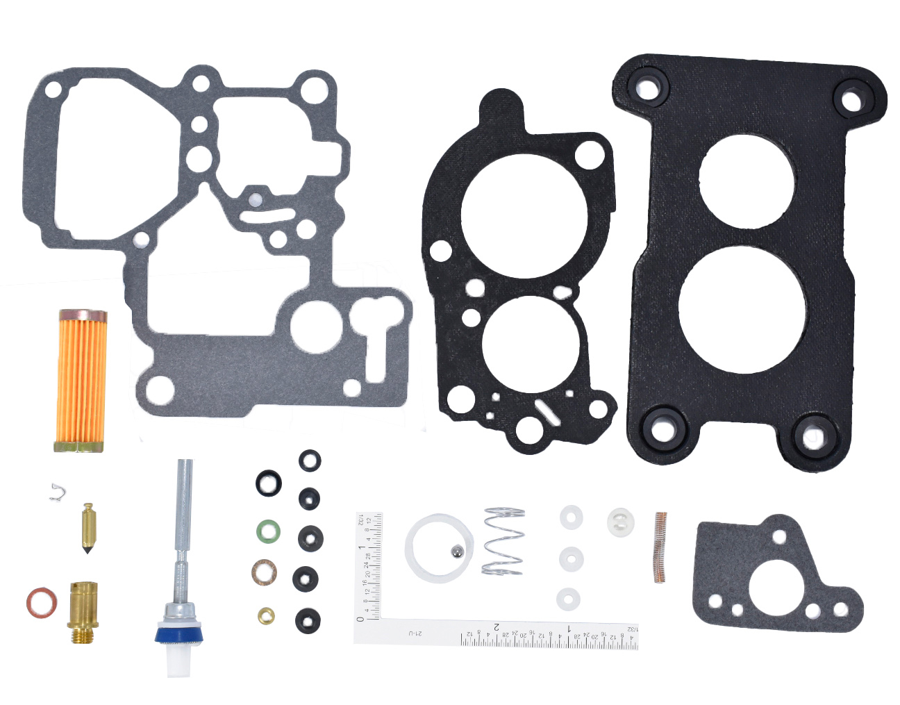11000KIT REPUESTO DE CARBURADORROCHESTER VARAJET II 2 GARGANTAS BUICK SKYHAWK (82-84), SKYLARK (80-81), CADILLAC CIMARRON (1982), CHEVROLET C10 PICKUP (80-84), C10 SUBURBAN (80), C20 PICK-UP (80-84), C30 PICK-UP (1980), CAVALIER (82-84), CITATION (80-81), G10 (80-84), G20 (80-84), G30 (81-84), K10 PICK-UP (80-84), K10 SUBURBAN (1980), K20 PICK-UP (1980), K5 BLAZER (80-85), S10 BLAZER (83-85), S10 PICK-UP (82-84), GMC C1500 PICK-UP (80-84), C1500 SUBURBAN (1980), C2500 PICK-UP (80-84), C3500 PICK-UP (1980), G1500 (80-84), G2500 (80-84), G3500 (82-84), JIMMY S15 (80-85), K1500 PPICK-UP (80-84), K1500 SUBURBAN (1980), K2500 PICK-UP (1980), S15 JIMMY (83-85), S15 PICK-UP (82-85), JEEP CHEROKEE (84-86), COMANCHE (86), WAGONEER (84-86),OLDSMOBILE, CELEBRITY (82-88), CITATION (82-88), FIRENZA (82-84), OMEGA (80-81) PONTIAC J2000 (82-83), PHOENIX (80-81) MOTORES 5.2 LITROS V8 (72-85) ,273 DODGE / CHRYSLER, 307 CHEVROLET / BUICK, MOTORES. 273 / 307 / 318 DODGE / CHRYSLER TIPO CARTER, HOLLEY 2280 CARBURADOR R8055 REPUESTO COMPLETO: 11000 / 15851A CARBURADOR: 90200N11000 / R2-E2SE / 1516S / R211000 / 15851A / 15851A / R211000 / R2-2SE / R-2 - Imagen 3
