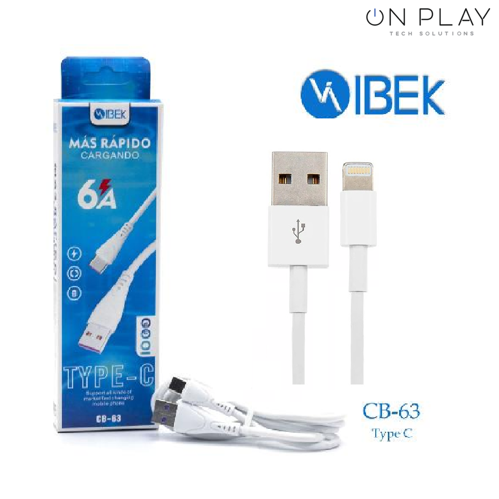 Cable Datos IBEK 5A 6A CB-62 Iphone Lightning Super Fash Charge - Imagen 2