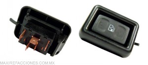 191959561SWITCH BOTON (INTERRUPTOR) LEVANTAVIDRIO ELECTRICOGOLF / JETTA A2 (MK2) (87-92) SIN MOLDURA191959561