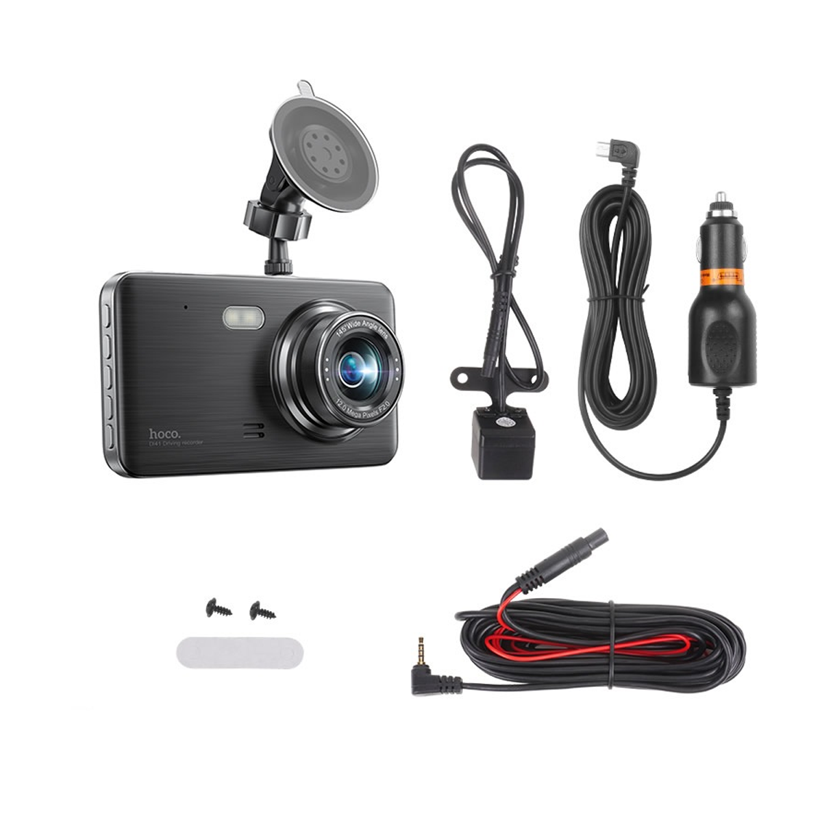 Camara De Auto Hoco D141 Wifi Dash Cam Full Hd 1080p Negro - Imagen 3