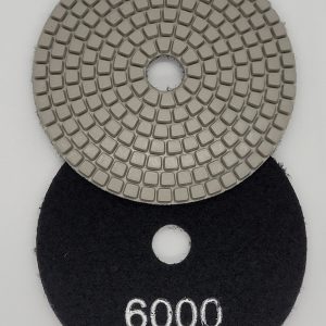 Pad Ceramico 4″ Velcro Grano 6000