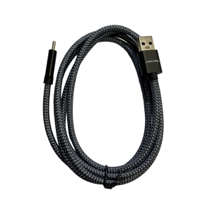 Cable Tipo C A Usb 3.0 Macho Reforzado 1.5 Metros Tecmaster Negro