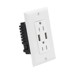 Toma Corriente + 2 USB