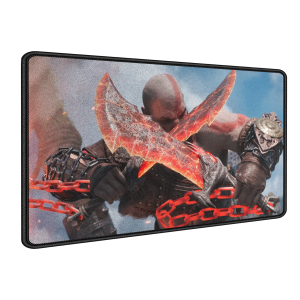 Mousepad Gamer Antideslizante 70×30 Diseño Kratos Espadas Del Caos