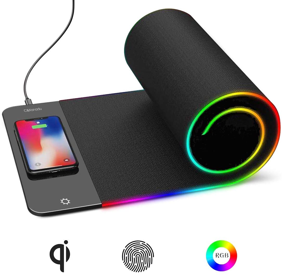 Mousepad Gamer Philips L604 Rgb XL Carga Inalámbrica Negro - Imagen 5