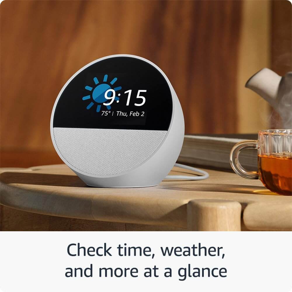 Amazon Echo Spot Despertador Inteligente Con Sonido De Alta Calidad y Alexa - Imagen 3
