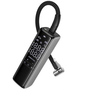 Inflador De Neumáticos Portátil Borofone Fc1 Negro