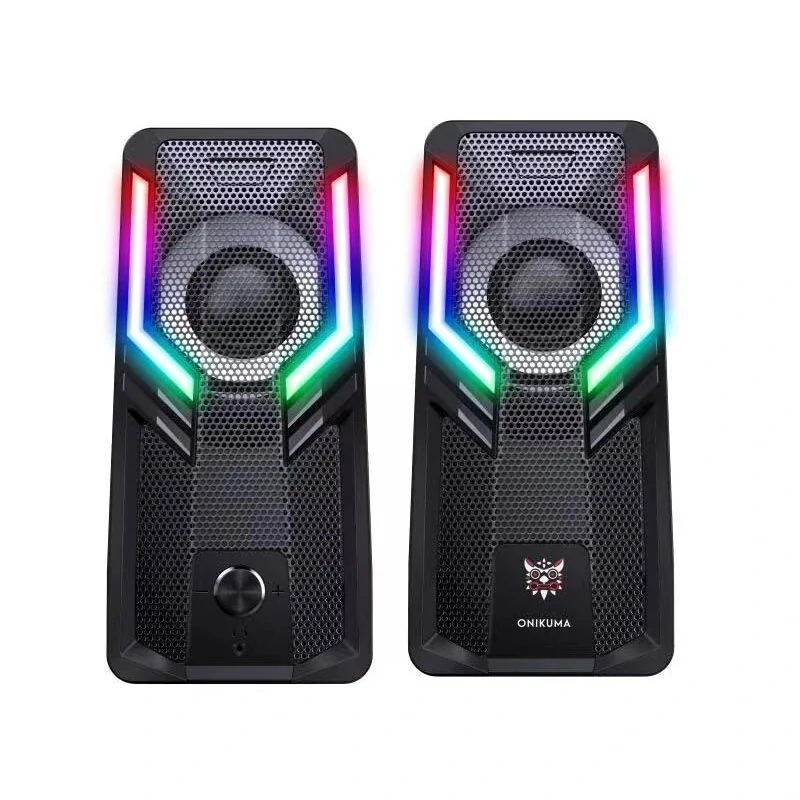 Parlantes Gamer Onikuma G6 Rgb 5w Negro - Imagen 8