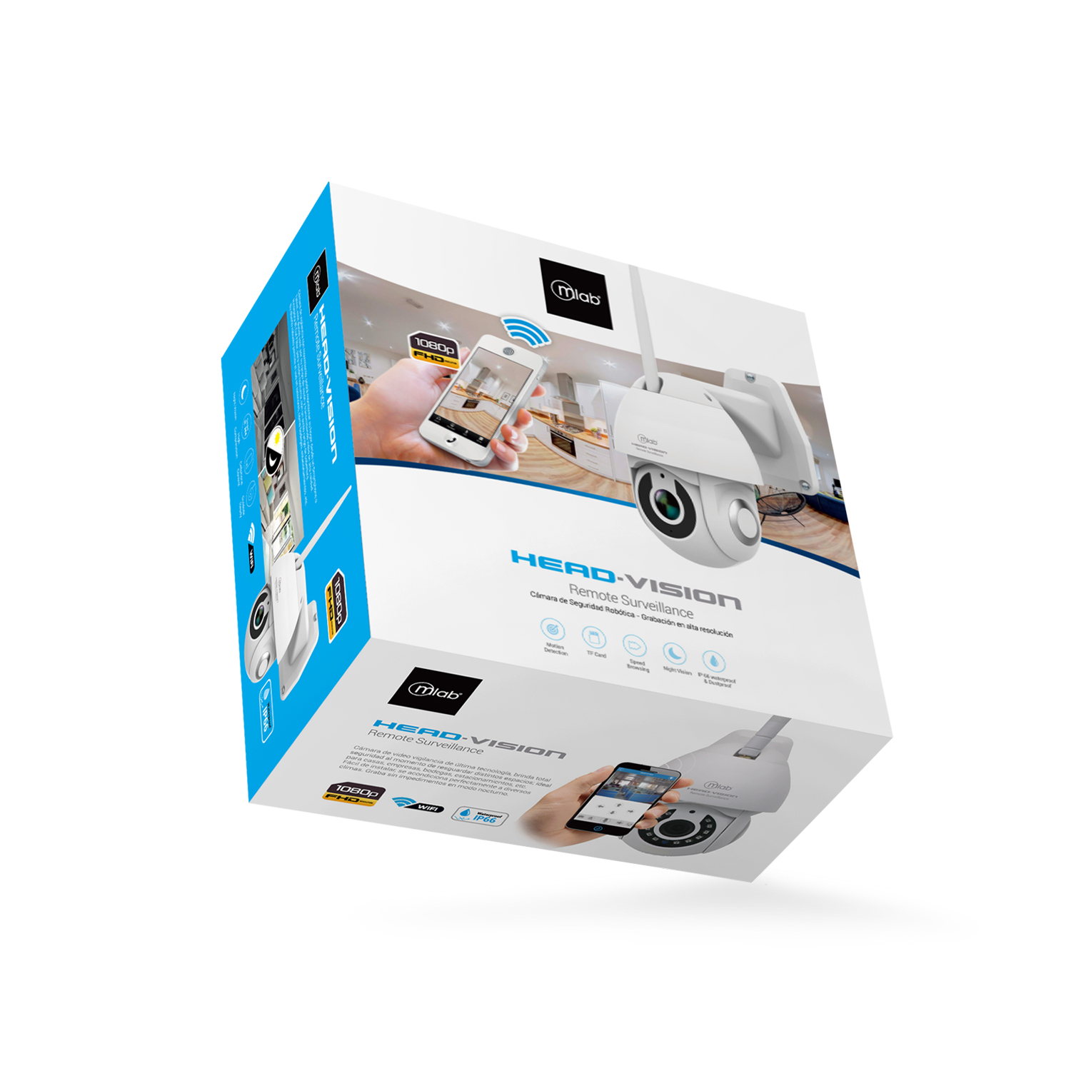 Camara de Seguridad Wifi Head Vision Microlab FHD (8700) - Imagen 7