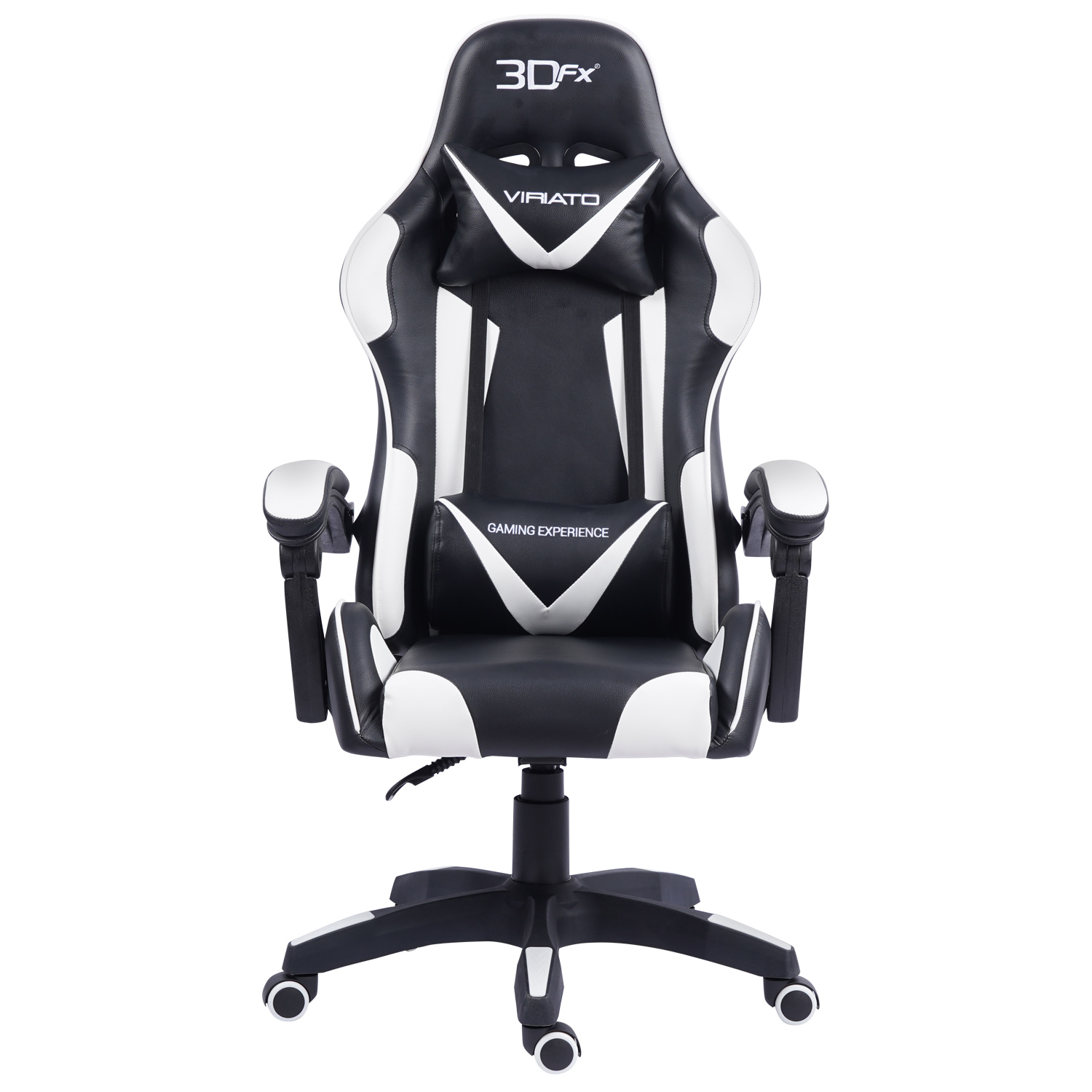 Silla Gamer Ergonomica 3dfx Viriato Negro Blanco - Imagen 7