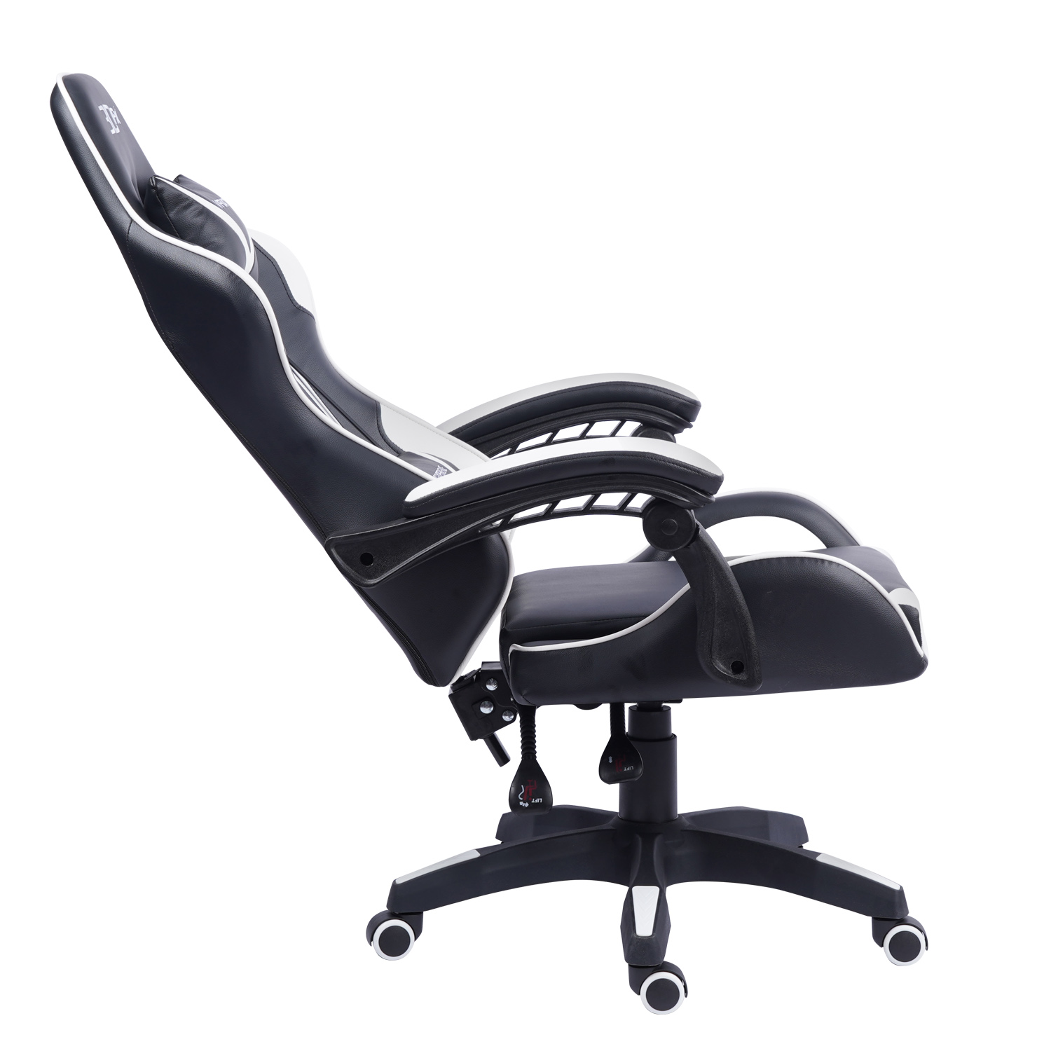 Silla Gamer Ergonomica 3dfx Viriato Negro Blanco - Imagen 6