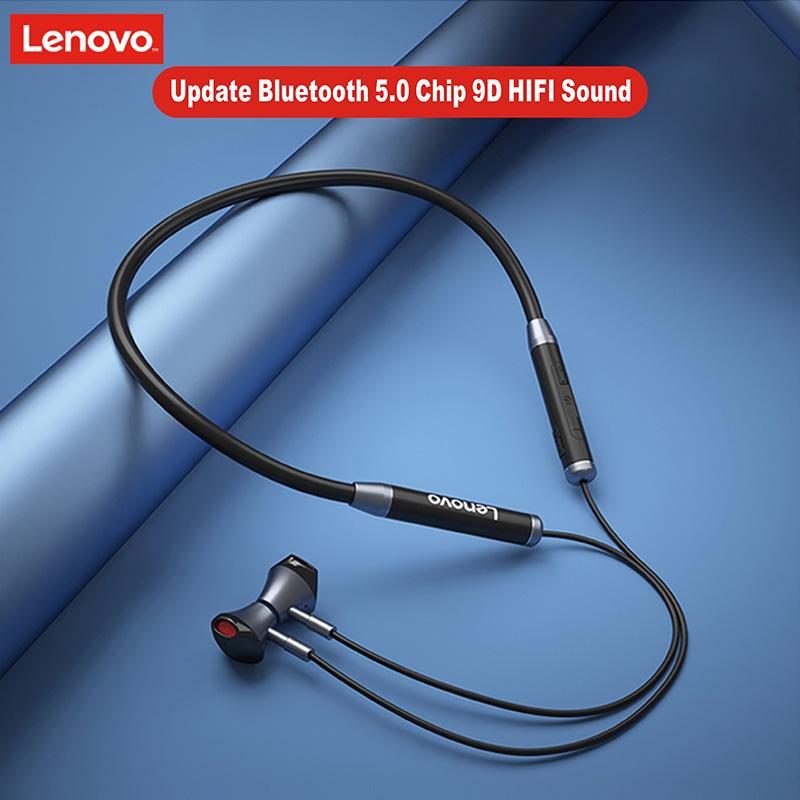 Audifonos Bluetooth Lenovo Deportivo He06 Rojo - Imagen 3