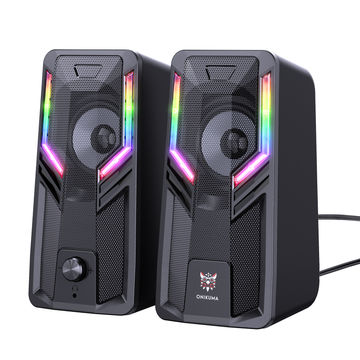 Parlantes Gamer Onikuma G6 Rgb 5w Negro - Imagen 2