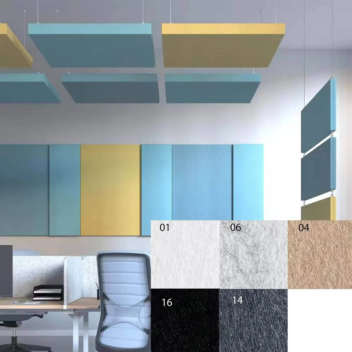 Bilnora Techo acustico horizontales extra densos 100x50x2,5cm y 120x60x1,2cm - Imagen 2