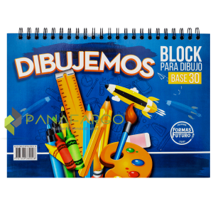 Block Base 30 Rotulado Y Sin Rotular – Argollado 1/8