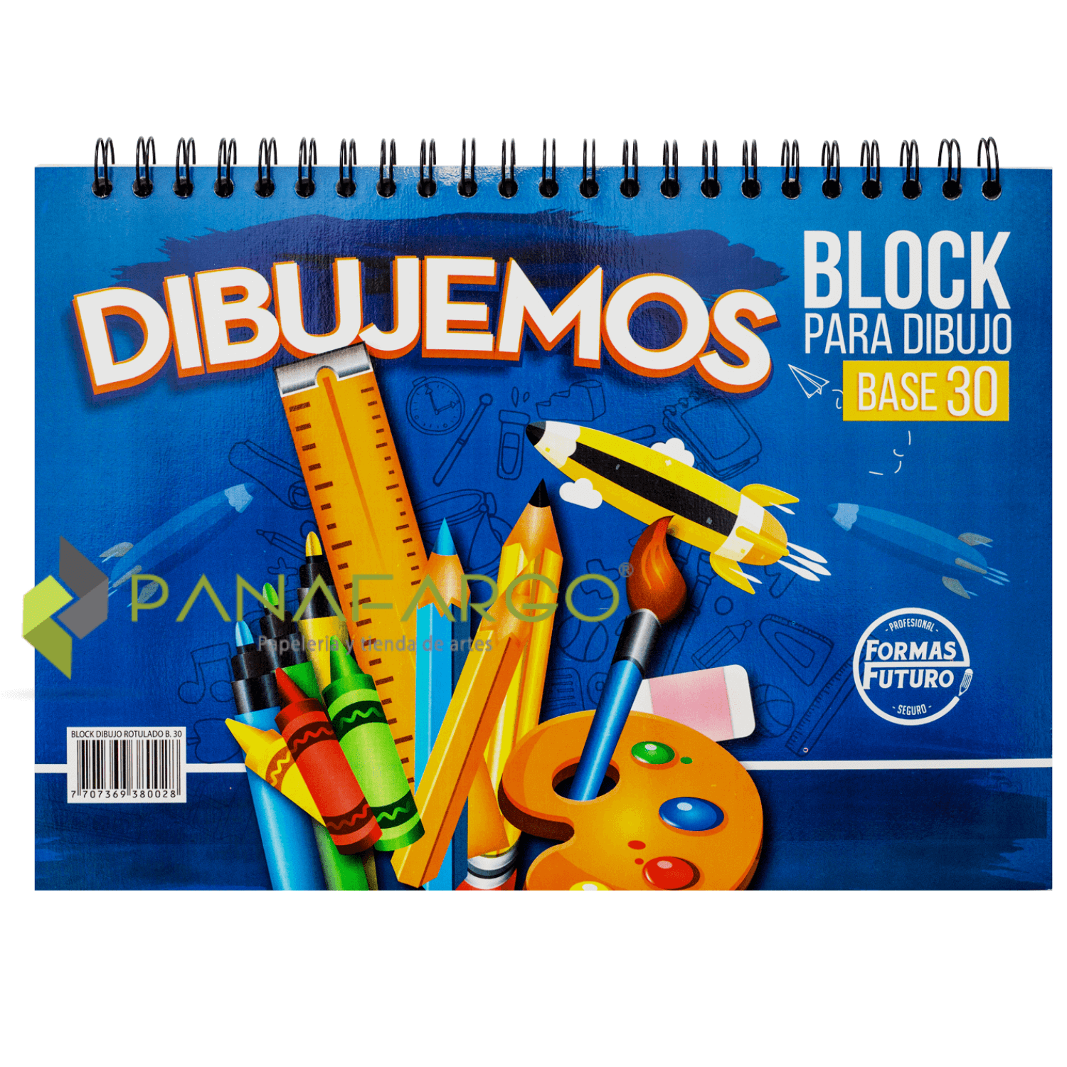 Block Base 30 Rotulado Y Sin Rotular – Argollado 1/8