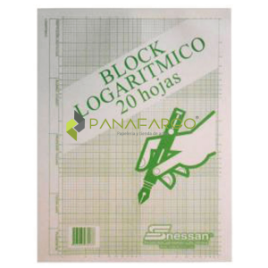 Block  Logarítmico Nessan X 20 Hojas