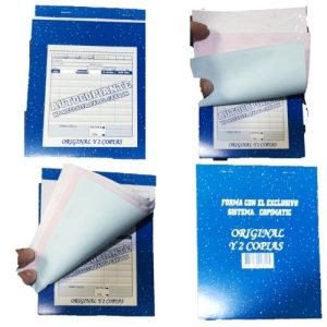 Cuenta De Cobro Dos Copias Talonario Azul