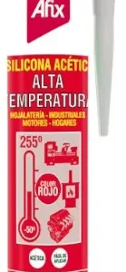 SILICONA AFIX ROJA ALTA TEMPERATURA 280M