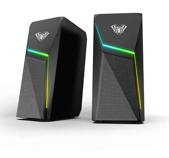 Parlantes Gamer Aula Wind N-521 Rgb Negro - Imagen 3