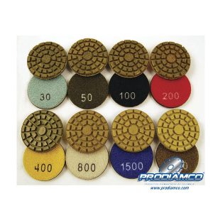 Pad Diamantado Resin Bonded de 2″ para Concreto. Grano 400.