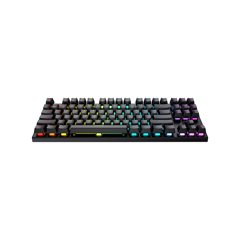 Teclado Gamer Mecanico Gamenote Rgb Kb857l Outemu Blue Negro - Imagen 6