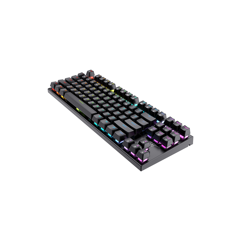 Teclado Gamer Mecanico Gamenote Rgb Kb857l Outemu Blue Negro - Imagen 5