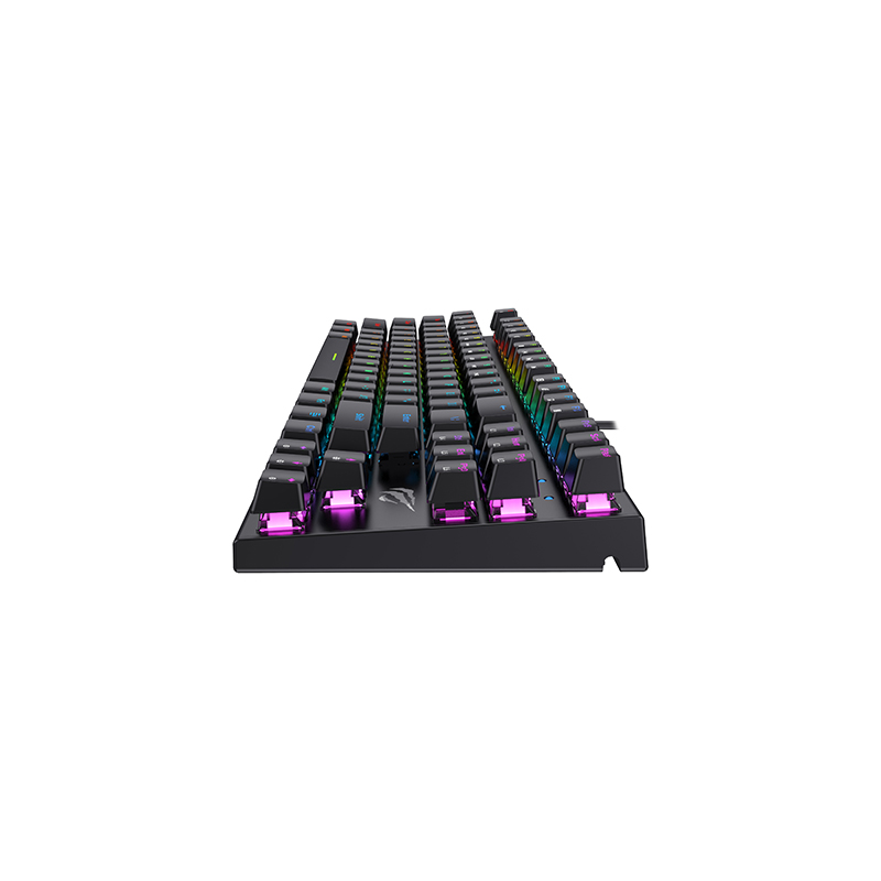 Teclado Gamer Mecanico Gamenote Rgb Kb857l Outemu Blue Negro - Imagen 4