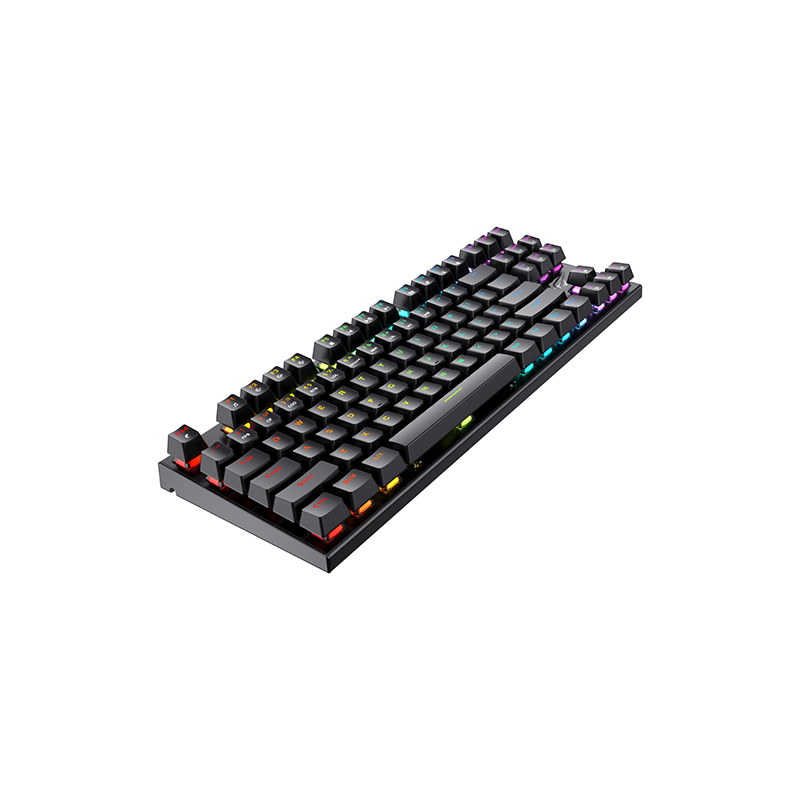 Teclado Gamer Mecanico Gamenote Rgb Kb857l Outemu Blue Negro - Imagen 3