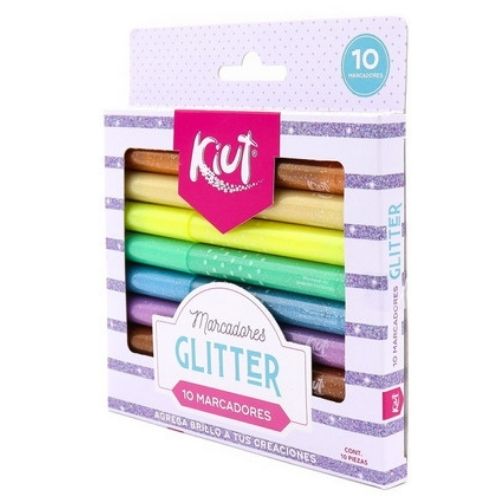 Marcadores Kiut Glitter X10 Norma - Imagen 6