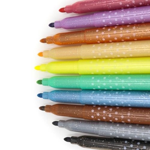 Marcadores Kiut Glitter X10 Norma - Imagen 4