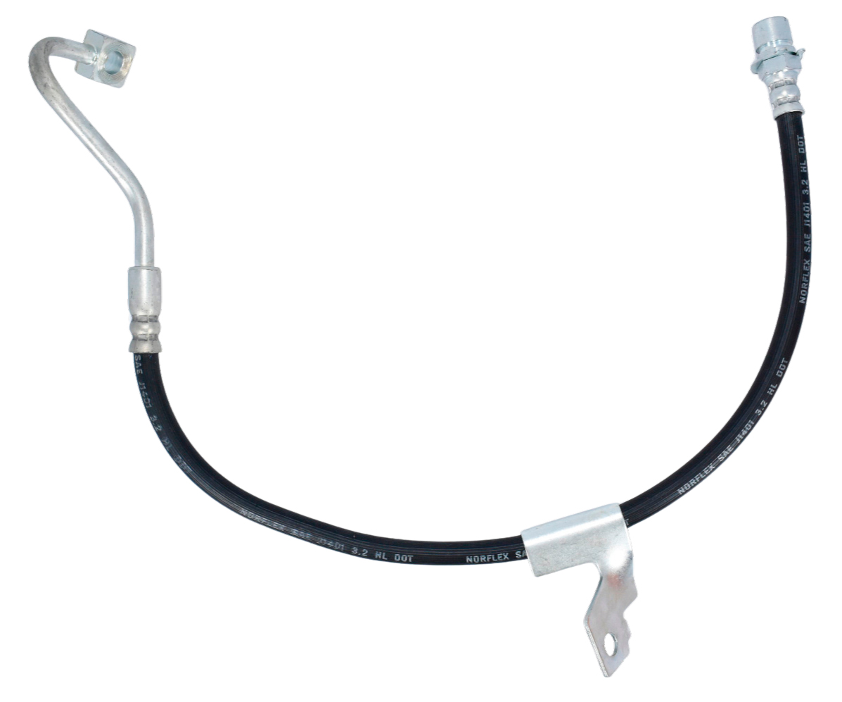 NF381343MANGUERA DE FRENOS (CALIPER)CHEVROLET BLAZER (00-05), PICK-UP S10 (00-04), GMC (00-05) JIMMY (00-05), S & T15, SONOMA (00-04), OLDSMOBILE BRAVADA (00-01), ISUZU HOMBRE (2000) DELANTERA / DERECHA (LADO ACOMPAÃANTE) LARGO: 67 CMSNF381343 / BH381343 RAYBESTOS / LCBH289 / H381343 DORMAN / 22163652 / 5158650 / 8-15158-650-0 / 8-22163-652-0 - Imagen 6