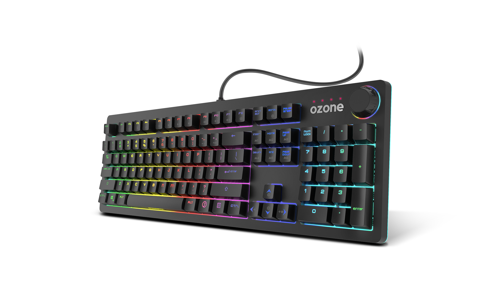 Teclado Gamer Mecanico Ozone Strikeback Rgb Negro - Imagen 5