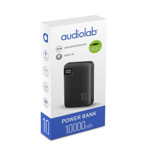 Bateria Portatil Powerbank 10000 Mah Audiolab Negro