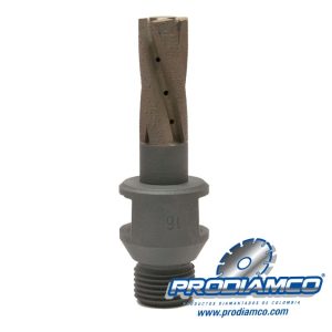 Fresa Diamantada Helicoidal de 12mm Fresado de Vidrio en Maquina CNC