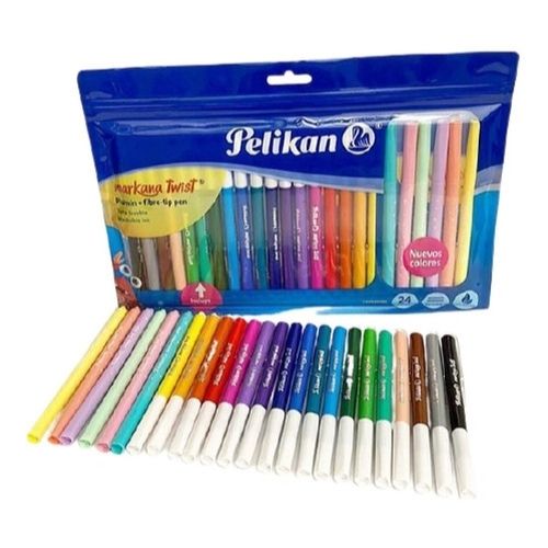 Plumones Pelikan Markana Twist Paquete De 18 + 6 - Imagen 6