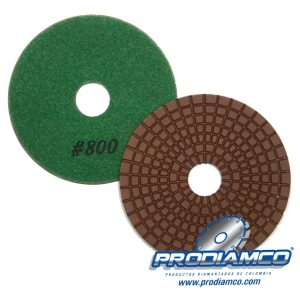 Pad Resinado Mega 4″ Granito Grano 800