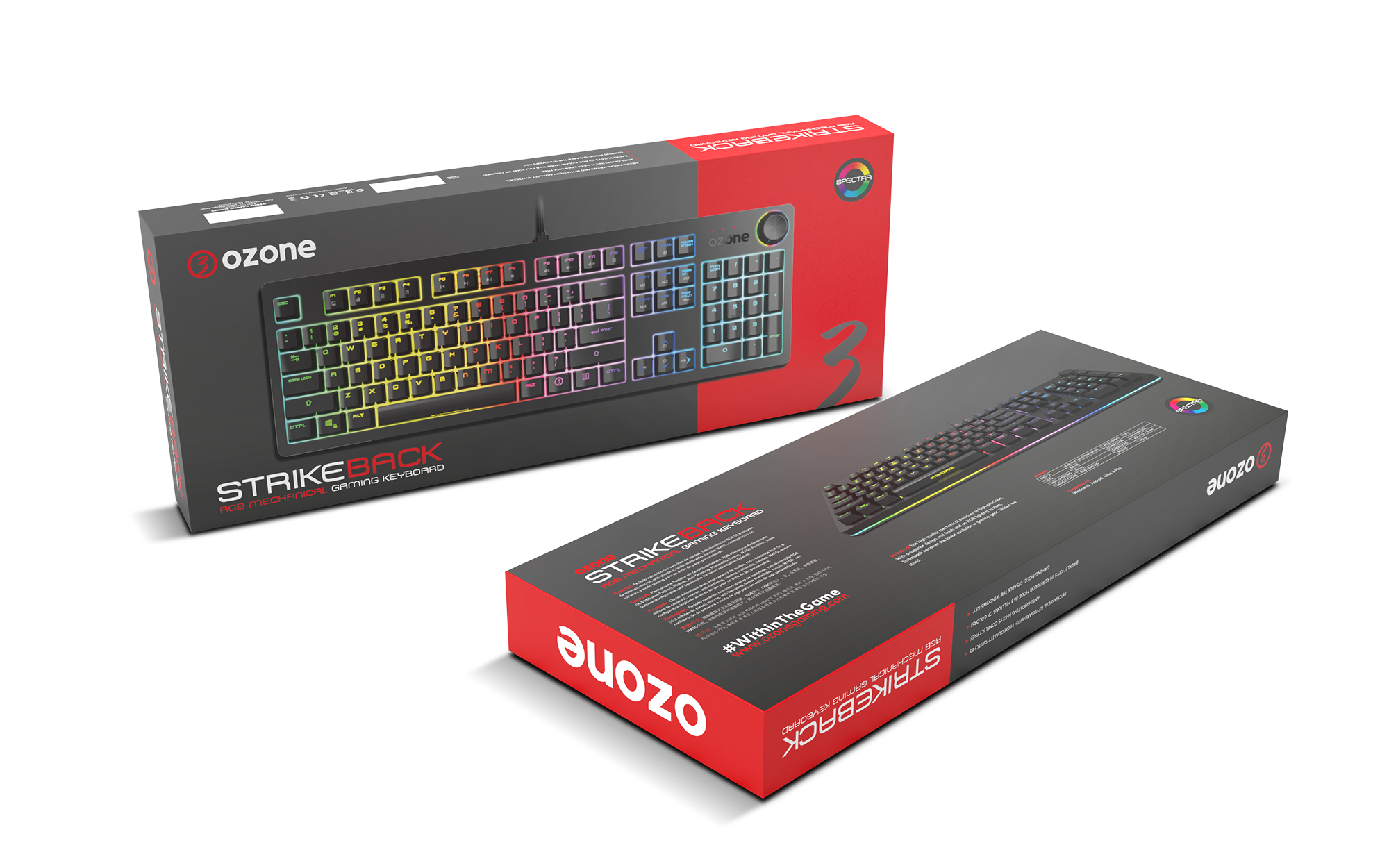Teclado Gamer Mecanico Ozone Strikeback Rgb Negro - Imagen 7