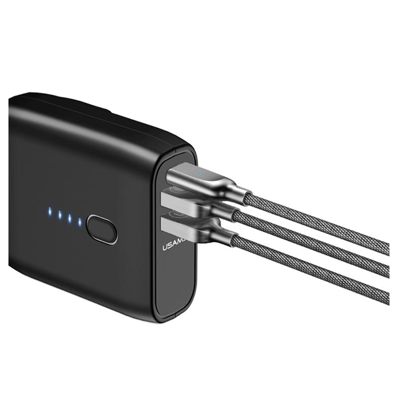 Powerbank Bateria Portatil y Cargador 2 en 15000 Mah Tipo C Usams - Imagen 3
