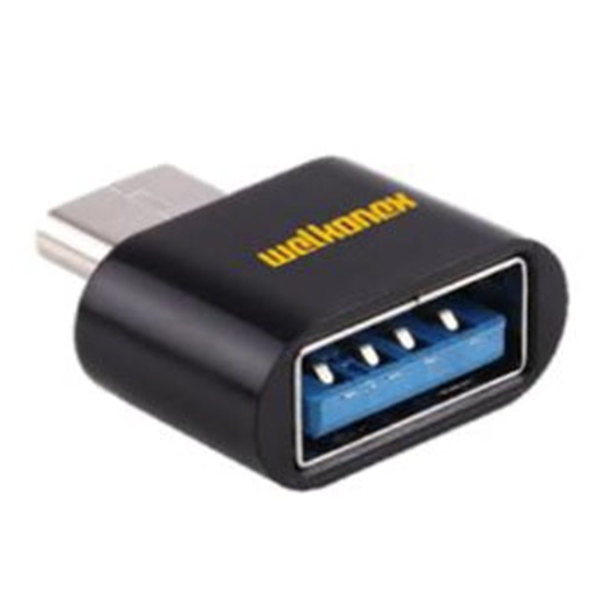 Adaptador Otg Usb a Tipo C Welkonex Negro - Imagen 2