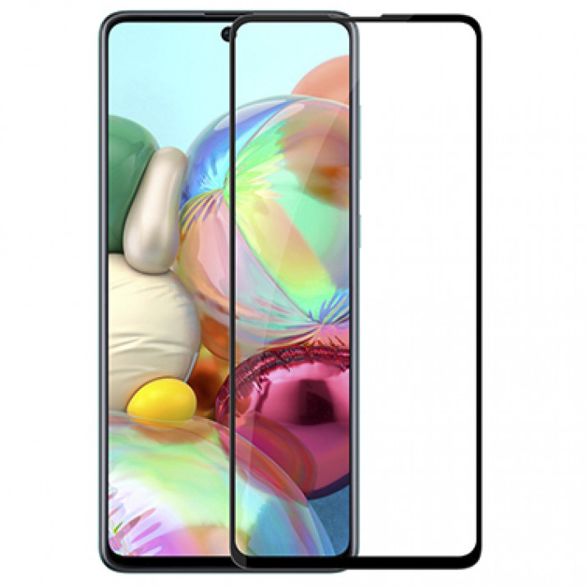 Samsung Galaxy A71 Vidrio Templado 3D Full Pegamento - Imagen 2