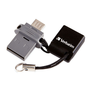 Pendrive Dual Verbatim 32 GB Micro Usb a Usb Gris