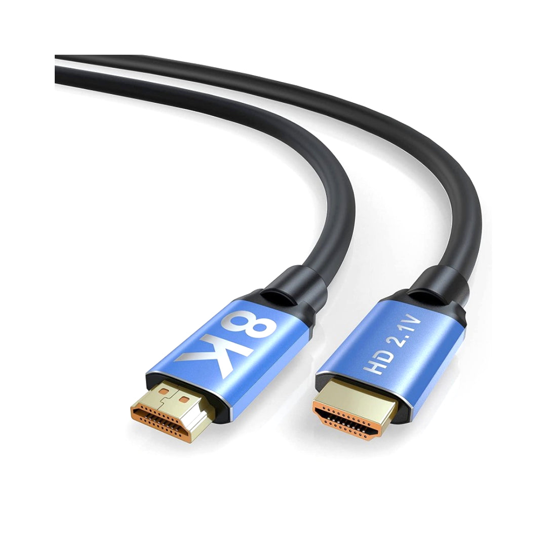 Cable Hdmi 8K 3 Metros Birlink 2.1V AV10182 Negro Azul - Imagen 2