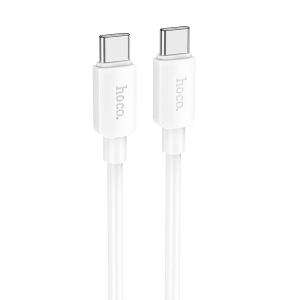 Cable Tipo C a Tipo C 60w Hoco X96 1 Metro Blanco
