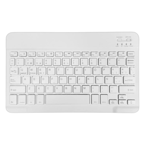 Teclado Mini Inalámbrico Bluetooth Español Blanco