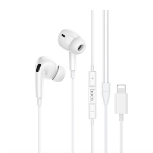 Audífonos In Ear Hoco M111 Pro Para Lightning Blanco